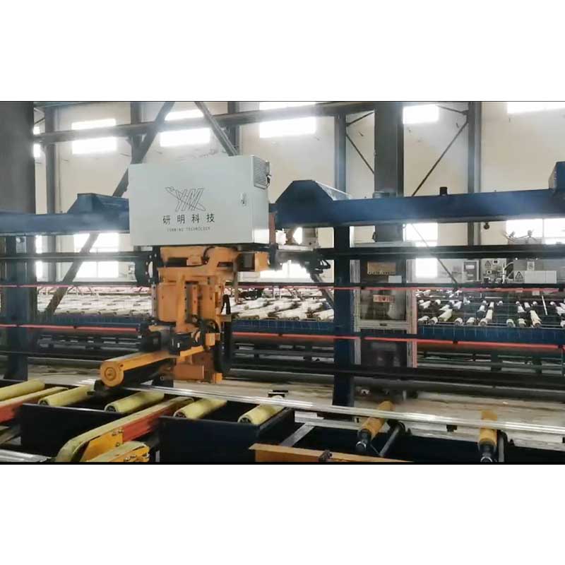 Peralatan Mesin Traksi Automatik Sepenuhnya Menarik Profil Penyemperitan Aluminium